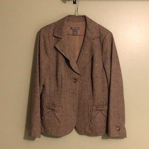 Ann Taylor Tweed Blazer, Size 10